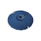 Dedeco Sunburst Radial Bristle Discs 3 in Curved Tc 3-Ply Blue 400 Grit A/O 1/Unit 1334 - alternate 1